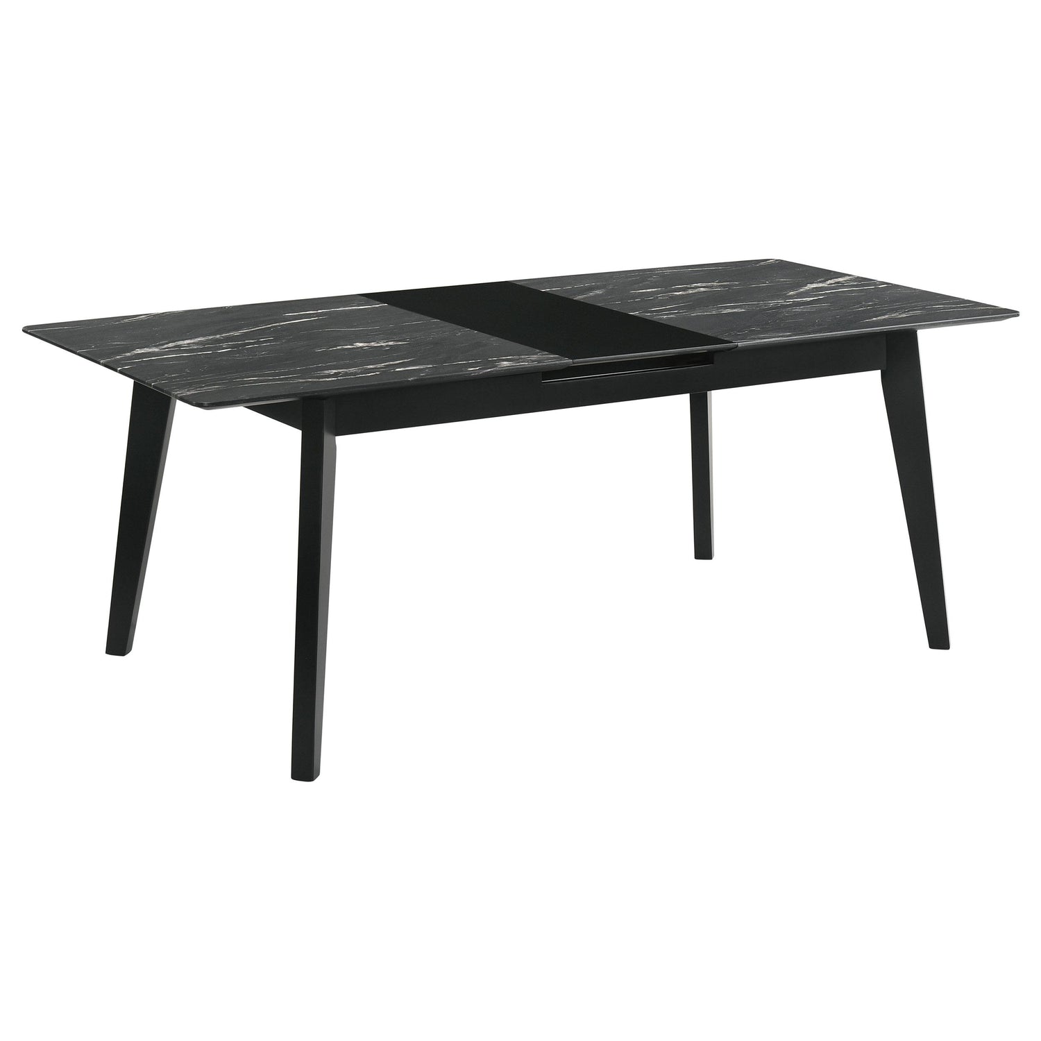 Crestmont 5-piece Extension Leaf Dining Table Set Black - 121251-S5