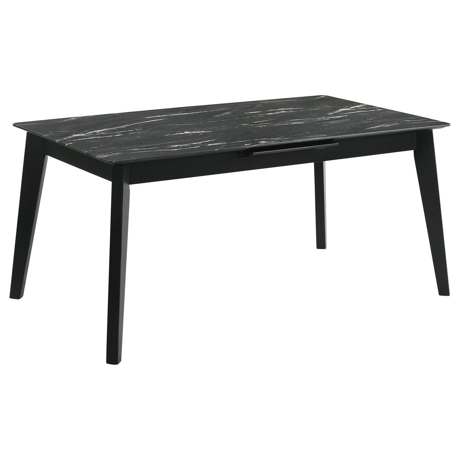 Crestmont 5-piece Extension Leaf Dining Table Set Black - 121251-S5