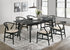 Crestmont 7-piece Extension Leaf Dining Table Set Black - 121251-S7