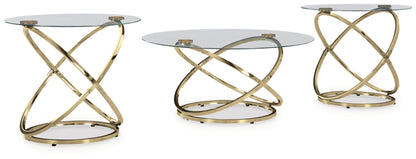 Crimonti Champagne Table (Set of 3) - T273-13