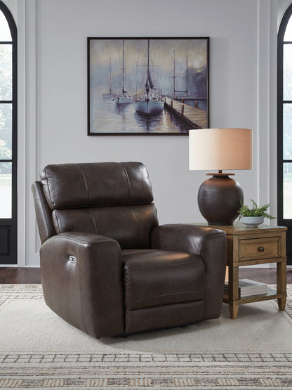 Crossplex Smoke Power Recliner - PCU6450613