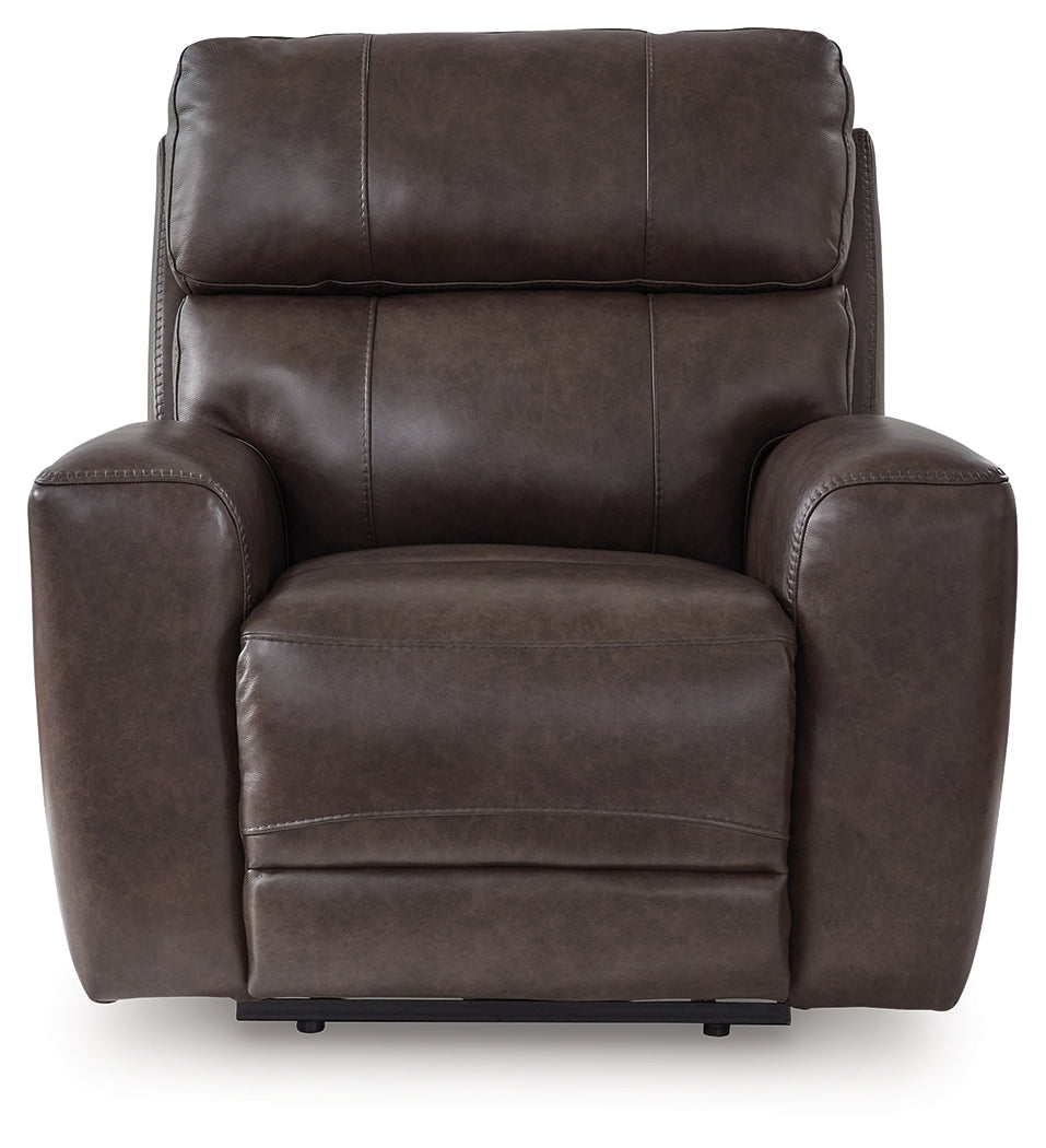 Crossplex Smoke Power Recliner - PCU6450613