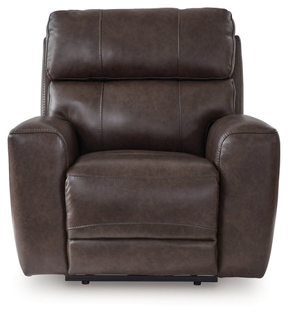 Crossplex Smoke Power Recliner - PCU6450613