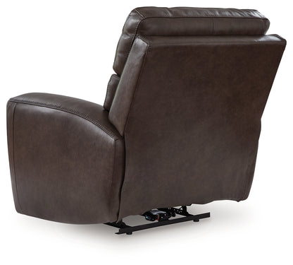 Crossplex Smoke Power Recliner - PCU6450613