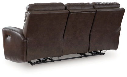 Crossplex Smoke Power Reclining Sofa - PCU6450615
