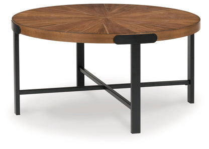 Crosstrail Brown Table (Set of 3) - T483-13