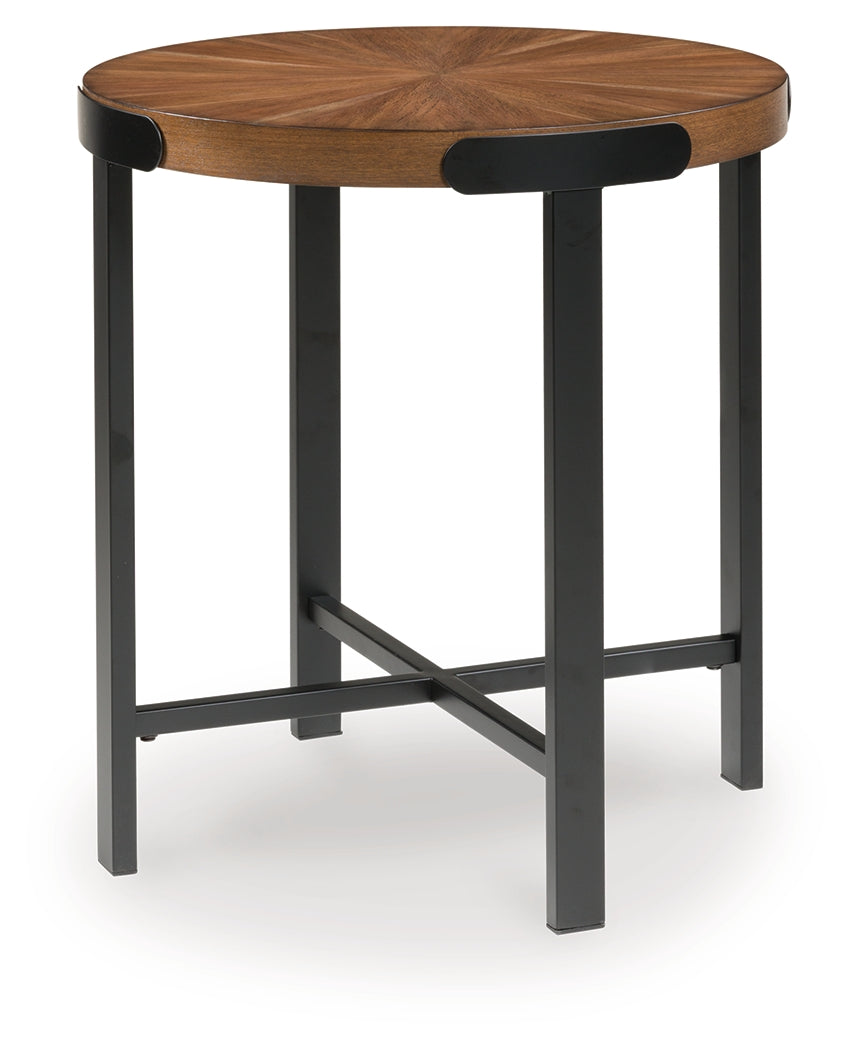 Crosstrail Brown Table (Set of 3) - T483-13