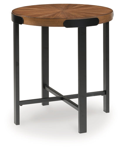 Crosstrail Brown Table (Set of 3) - T483-13