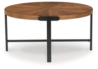 Crosstrail Brown Table (Set of 3) - T483-13