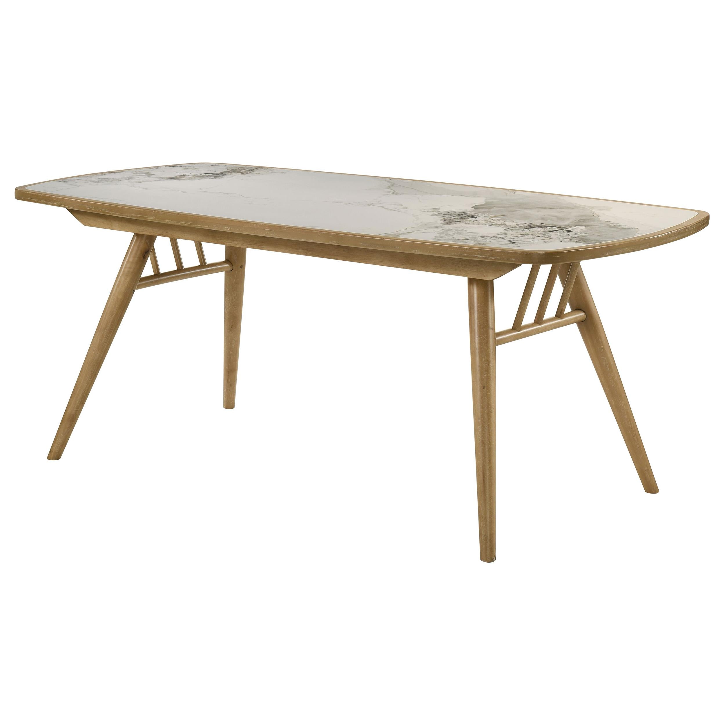 Croyden 73-inch Rectangular Dining Table Weathered Natural - 193731