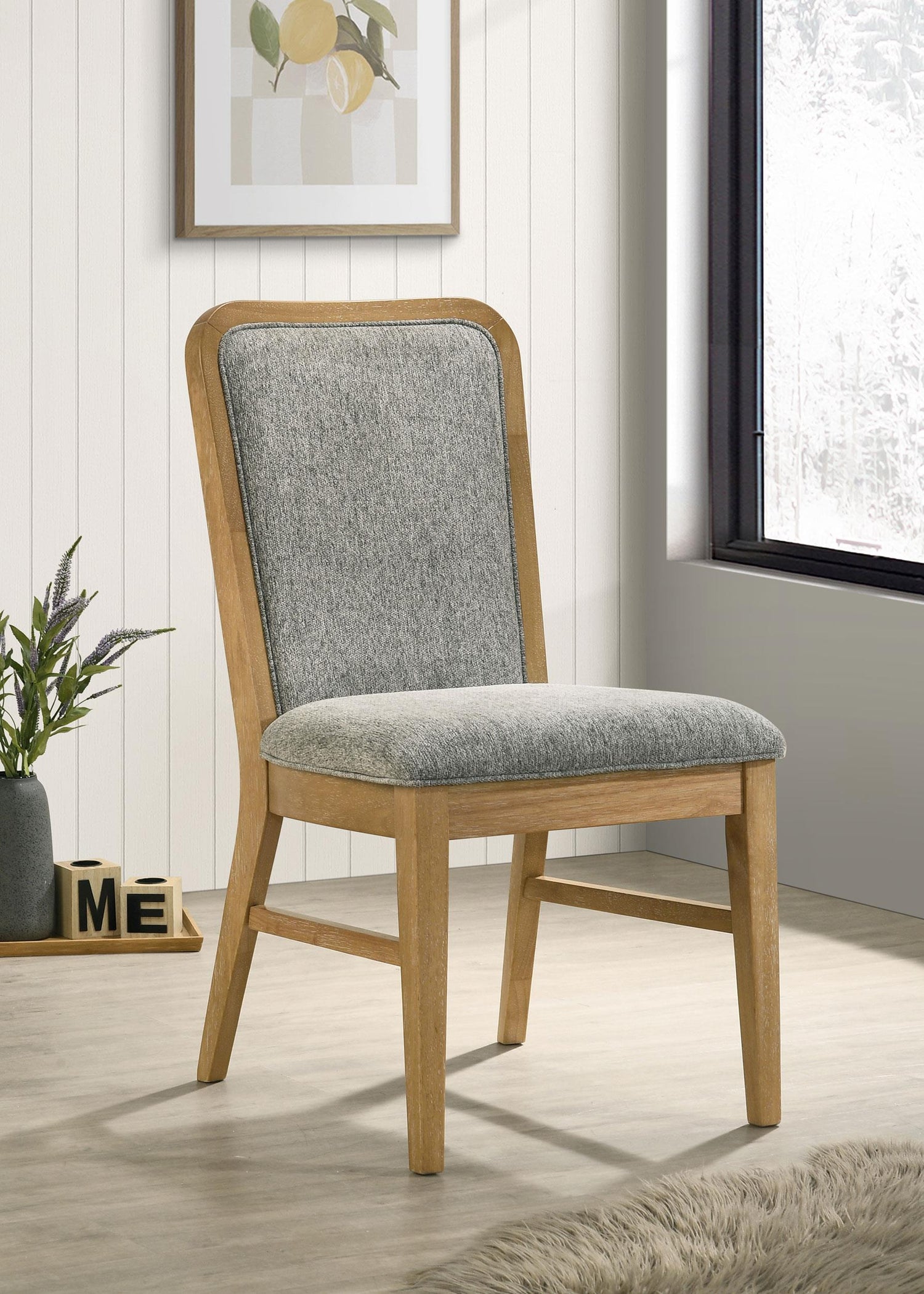 Croyden Dining Side Chair Weathered Natural (Set of 2) - 193732