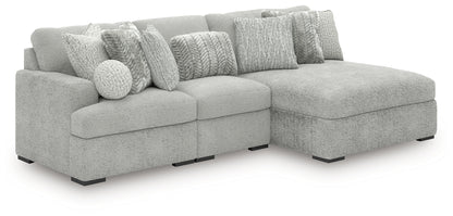 Cuddle Plush Arctic 3-Piece Sectional with Chaise - PC59106S1