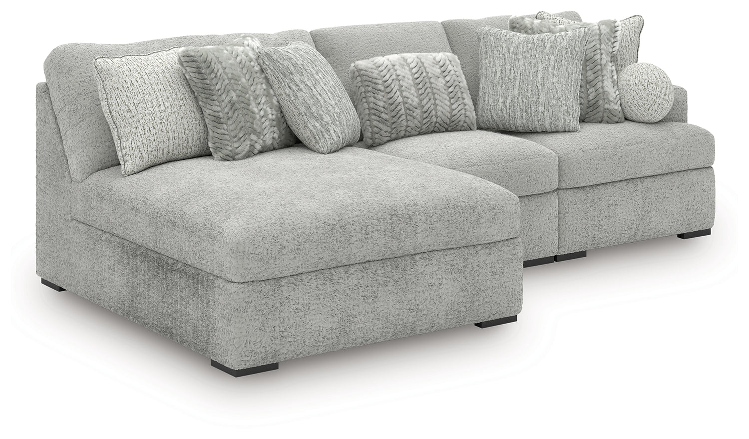 Cuddle Plush Arctic 3-Piece Sectional with Chaise - PC59106S7