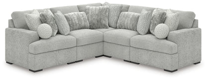 Cuddle Plush Arctic 5-Piece Sectional - PC59106S2