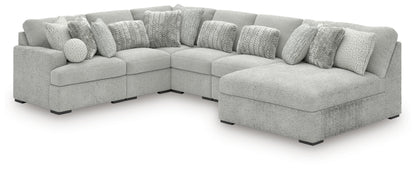 Cuddle Plush Arctic 6-Piece Sectional with Chaise - PC59106S3