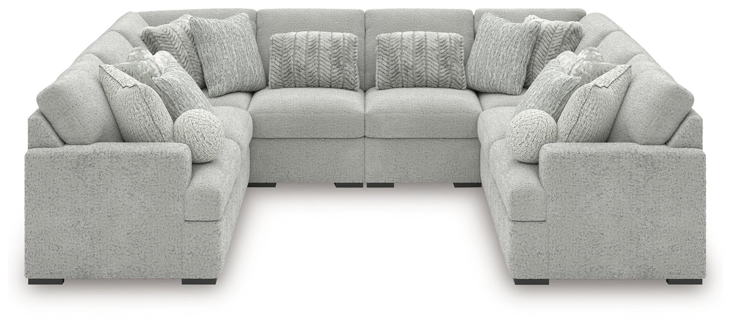 Cuddle Plush Arctic 8-Piece Sectional - PC59106S6