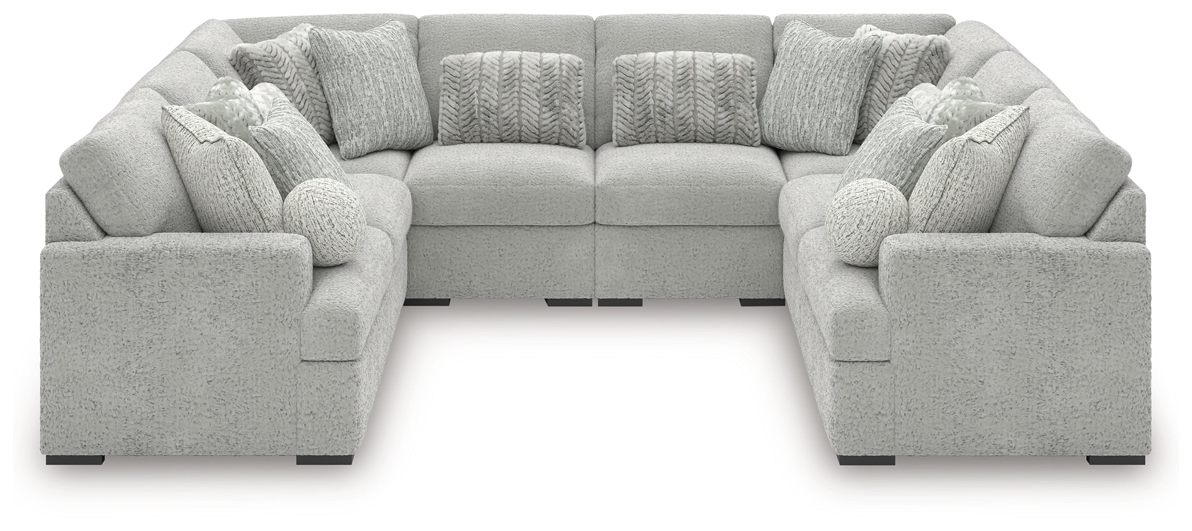 Cuddle Plush Arctic 8-Piece Sectional - PC59106S6