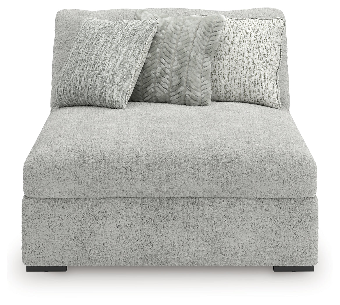 Cuddle Plush Arctic Oversized Armless Chaise - PC5910615