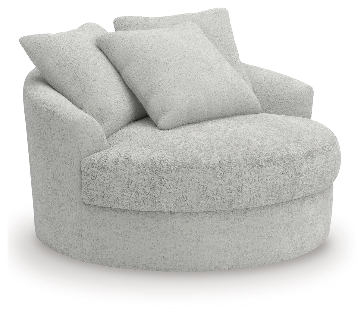 Cuddle Plush Arctic Oversized Swivel Accent Chair - PC5910621