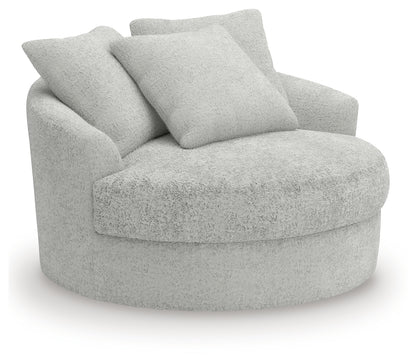 Cuddle Plush Arctic Oversized Swivel Accent Chair - PC5910621