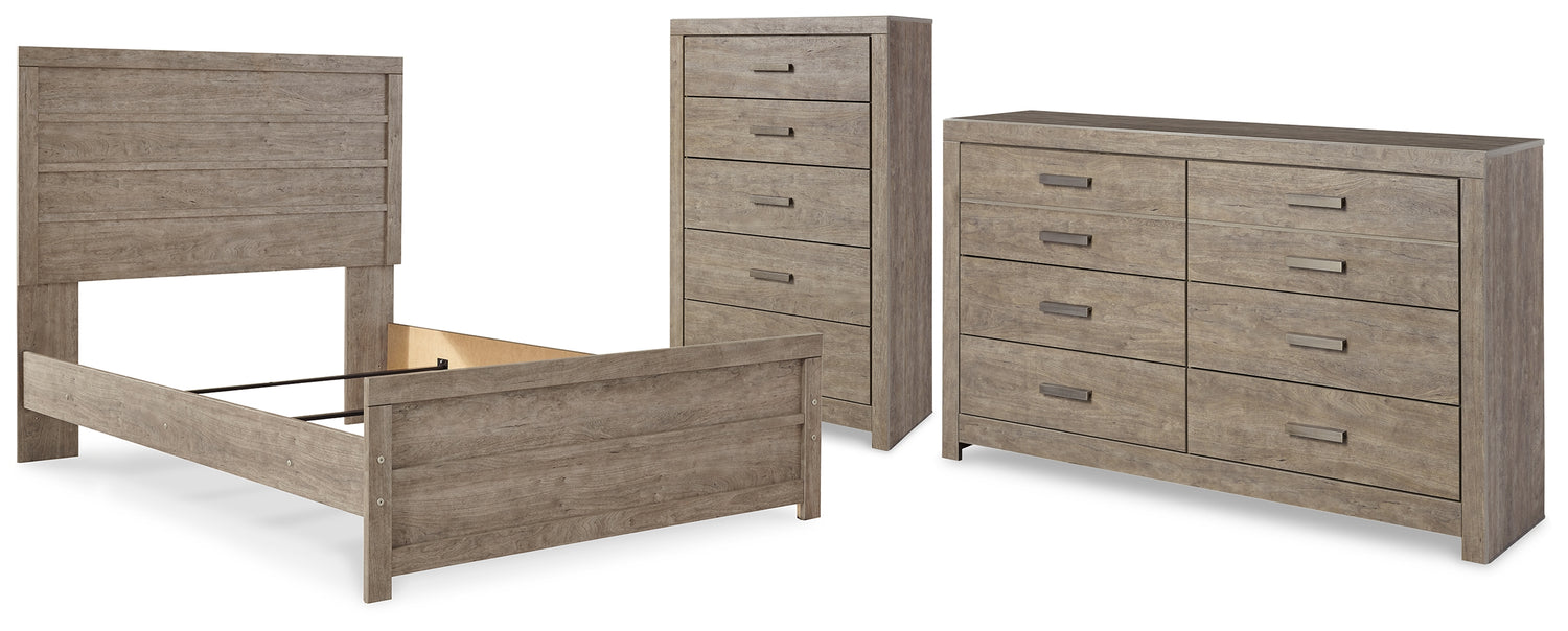 Culverbach Full Panel Bed, Dresser and Chest - B070B32