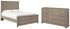 Culverbach Full Panel Bed with Dresser in Gray - PKG002421