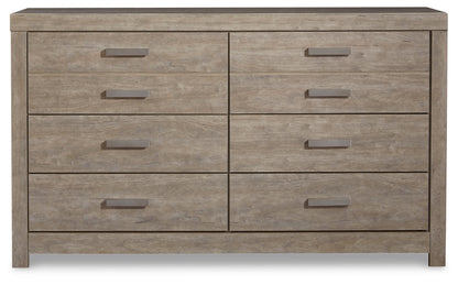 Culverbach Gray Full Panel Bed, Dresser, Chest and Nightstand - B070B18
