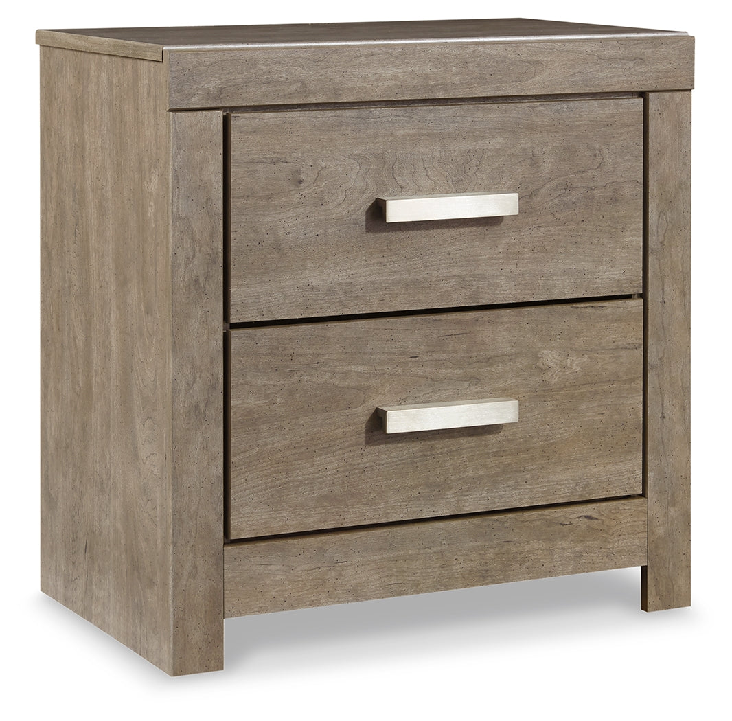 Culverbach Gray Full Panel Bed, Dresser, Chest and Nightstand - B070B18