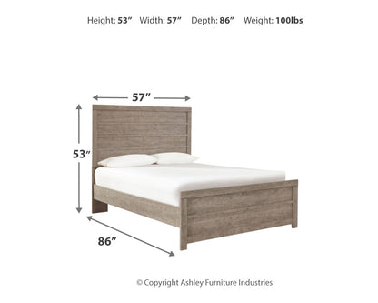 Culverbach Gray Full Panel Bed, Dresser, Chest and Nightstand - B070B18