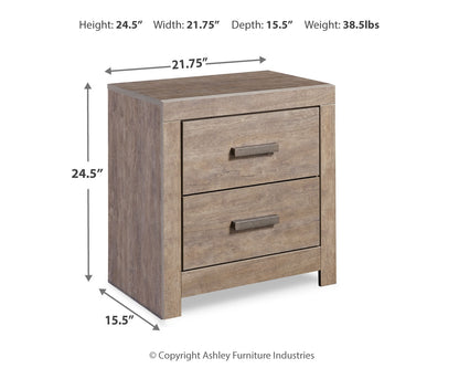 Culverbach Gray Full Panel Bed, Dresser, Chest and Nightstand - B070B18