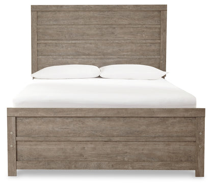 Culverbach Gray Full Panel Bed, Dresser, Chest and Nightstand - B070B18