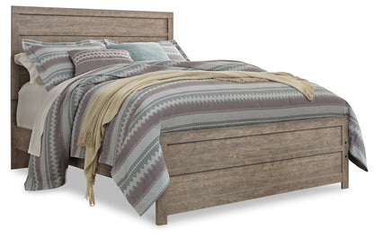 Culverbach Gray Queen Panel Bed with Chest - B070B21