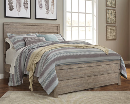 Culverbach Gray Queen Panel Bed with Chest - B070B21