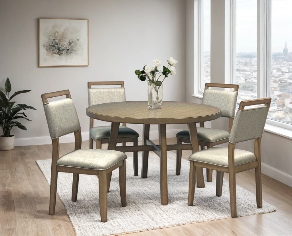 D2410 Dining Table + 4 Chair Set - D2410