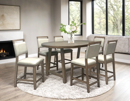 D2510 Counter Height Table + 6 Chair Set - D2510