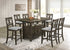D380 - Counter Height Table & 6 Chairs Set - D380