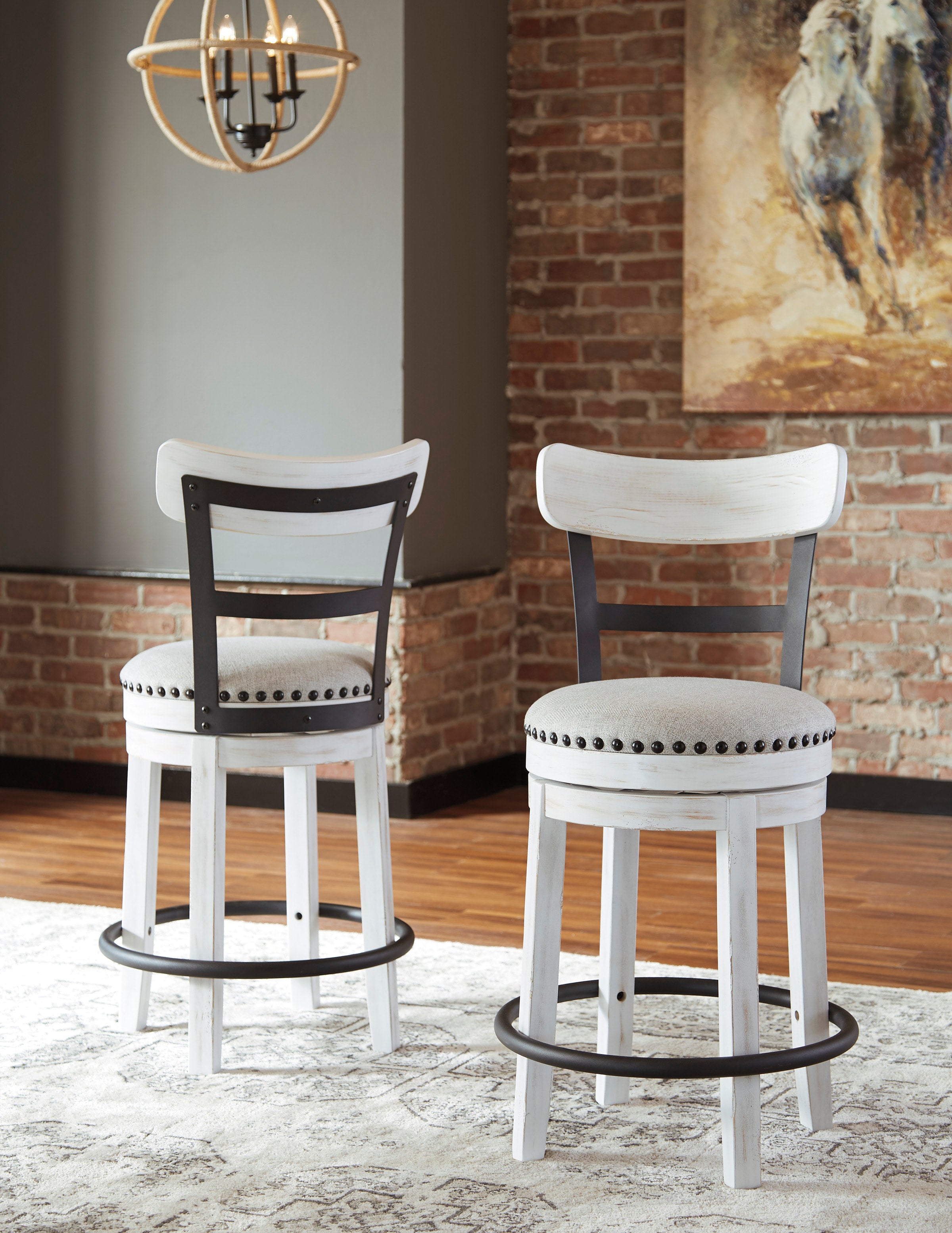 D546-524 - 24" COUNTERHEIGHT Swivel Barstool *1pc - D546-524 1pc