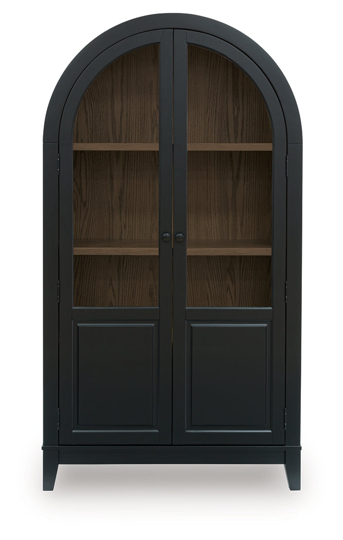 Dagandale Black/Natural Accent Cabinet - A4000599