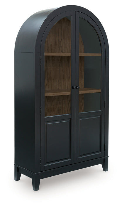 Dagandale Black/Natural Accent Cabinet - A4000599