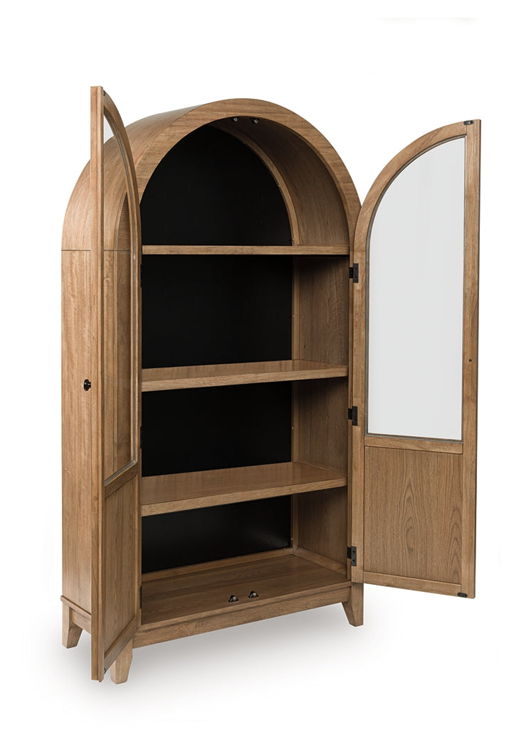 Dagandale Natural/Black Accent Cabinet - A4000705
