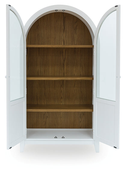 Dagandale White/Natural Accent Cabinet - A4000598