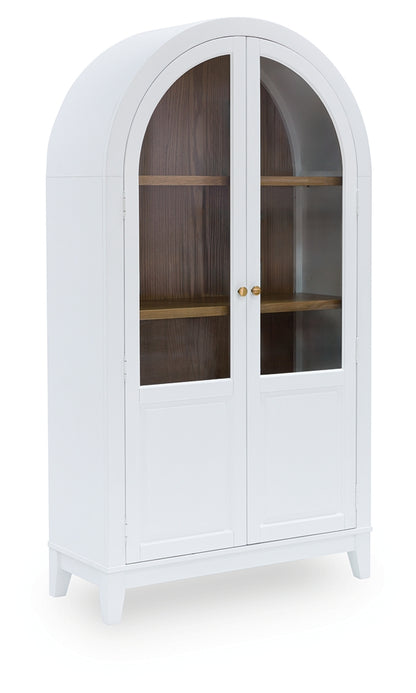 Dagandale White/Natural Accent Cabinet - A4000598