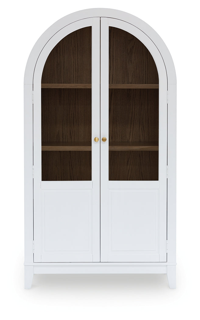 Dagandale White/Natural Accent Cabinet - A4000598