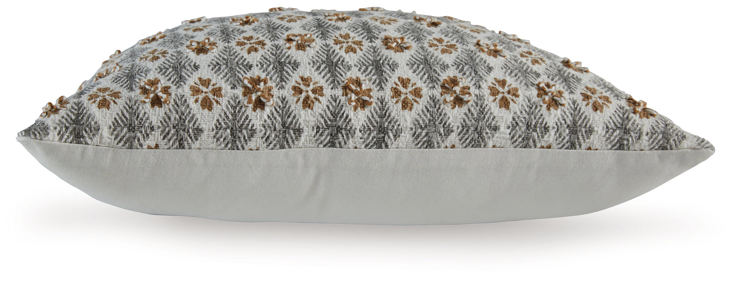 Dainwick White/Gray/Brown Pillow (Set of 4) - A1001102