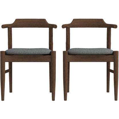 Daisy Gray Fabric Dining Chair (Set Of 2) - DCH00202402