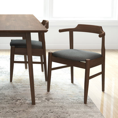 Daisy Gray Fabric Dining Chair (Set Of 2) - DCH00202402