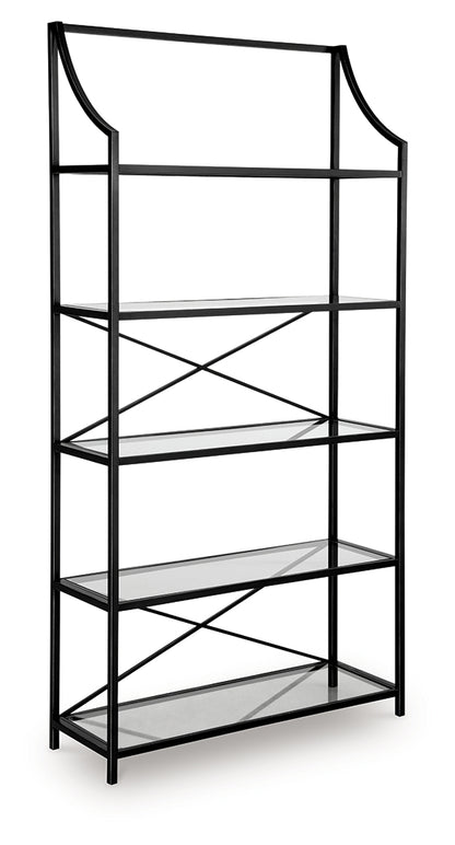 Dakerwell Antique Black 72" Bookcase - A4000557