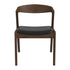 Dakota  Solid Wood Black Leather Dining Chair (Set Of 2) - DCH00801901
