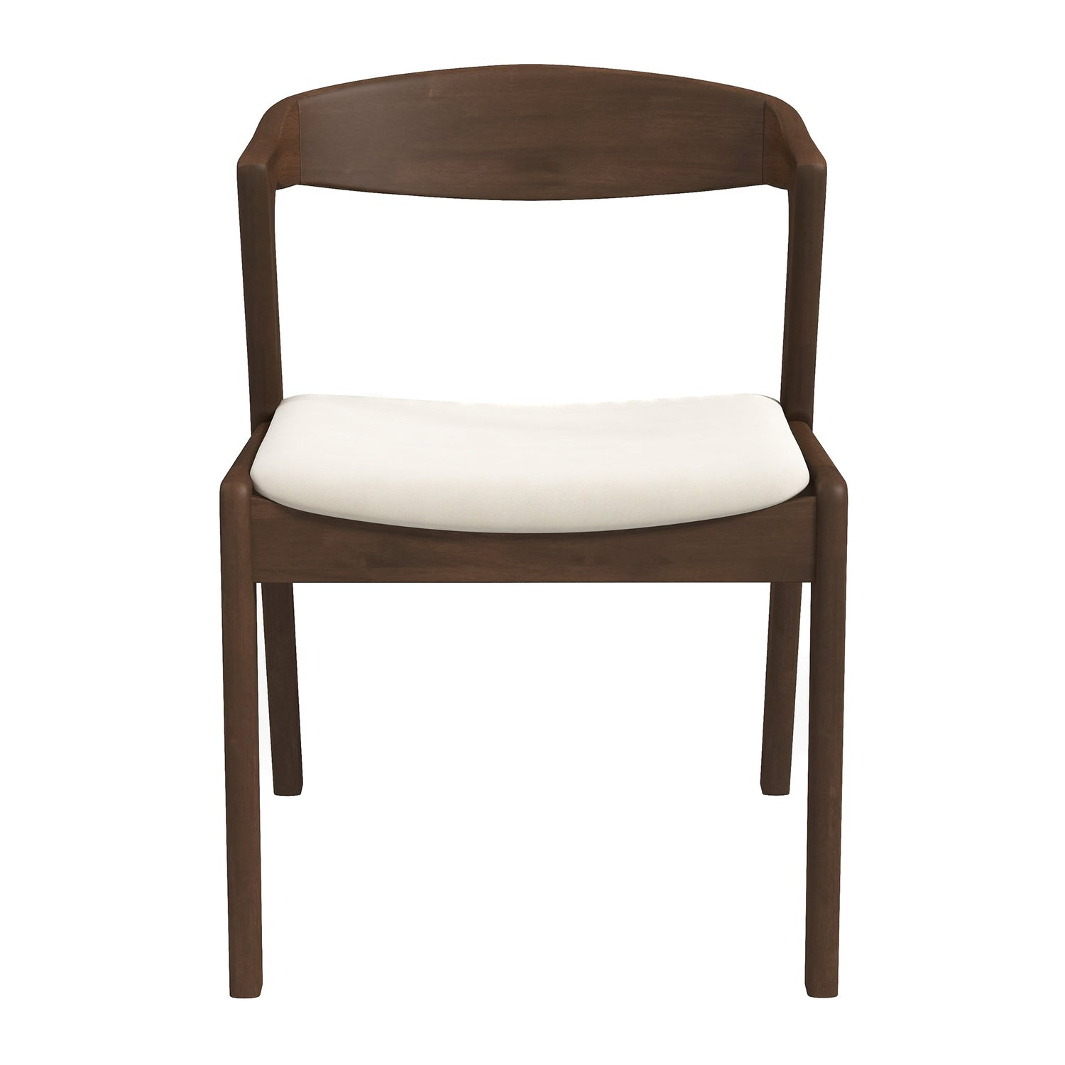 Dakota  Solid Wood Cream Velvet Dining Chair (Set Of 2) - DCH00801903
