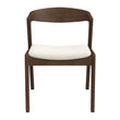 Dakota  Solid Wood Cream Velvet Dining Chair (Set Of 2) - DCH00801903